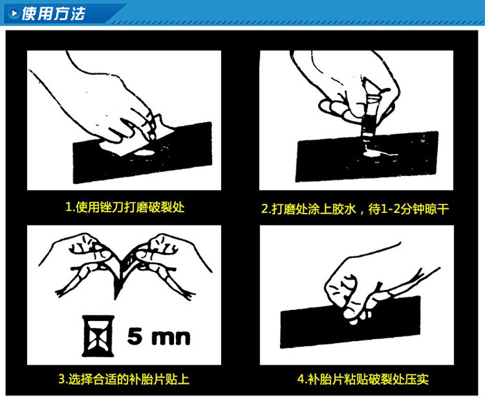 Kit de réparation vélo - Ref 2317006 Image 3