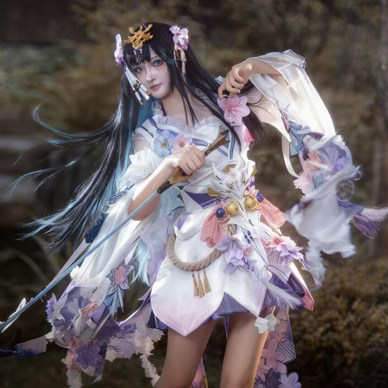 (Cat Friend) Selena Xisheng Bai Wugu Yuanfang Qiyi Cosplay Costume Zhan Shuang Pamish (Cat Friend) Selena Xisheng Bai Wugu Yuanfang Qiyi Cosplay Costume Zhan Shuang Pamish