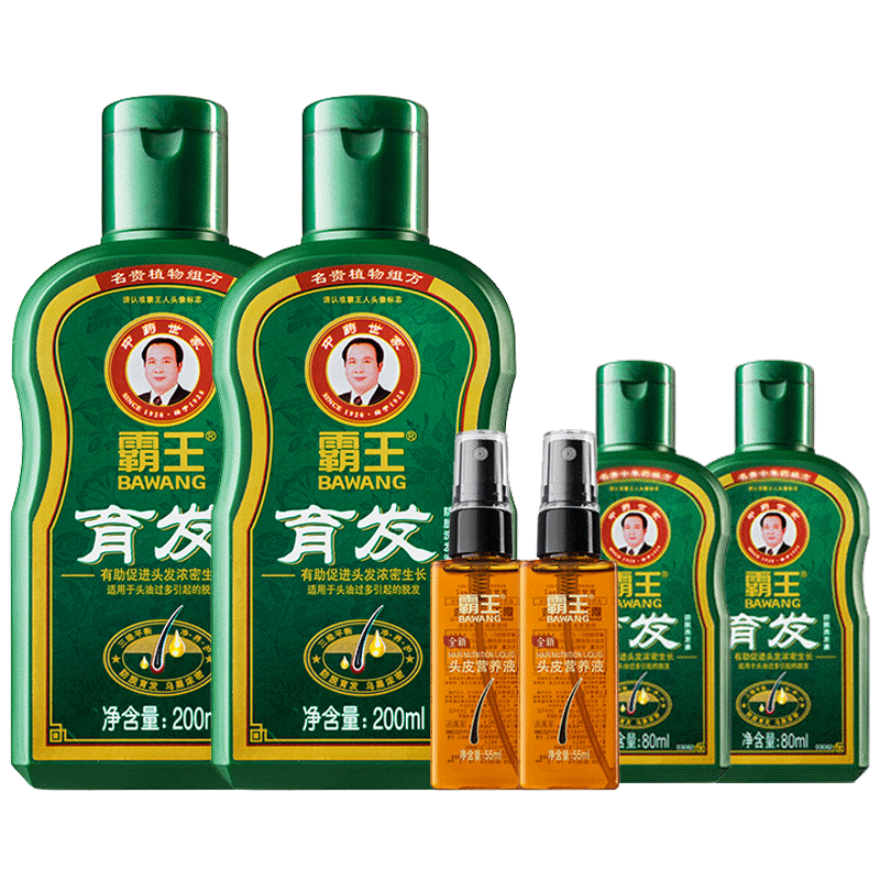 霸王育发防脱发生姜洗发水增发密发营养液