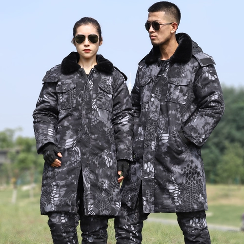 Зимняя камуфляжная куртка подходит для мужчин и женщин для работы, увеличенная толщина