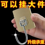 Большой крючок из нержавеющей стали, прочный клейкий крючок, без гвоздей, крючок для одежды на задней стороне двери, ванной, кухни, стены, клейкий крючок