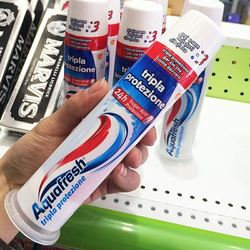 Say goodbye to yellow teeth, black teeth, bad breath, Baybay, yellow, bad breath, fresh, pressing toothpaste