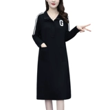 Демисезонная модная юбка, платье, большой размер, в западном стиле, популярно в интернете