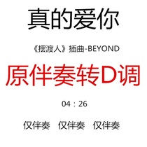 I really love you. The popular guzheng song has been changed to the key of D.