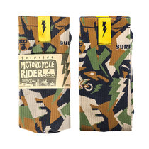 Urban riding green camouflage socks original motorcycle theme cycling leisure function sports socks wonderful driving