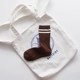 Tất hai dây ống giữa, tất cotton, phong cách đại học nữ Nhật Bản, mùa xuân và mùa thu, mùa hè, tất cọc mỏng, gừng hoang dã - Vớ bông