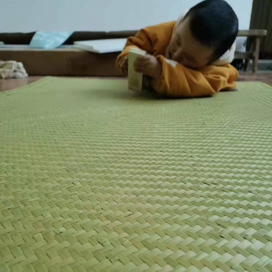 Water bamboo mats handmade bamboo mats mats old contempt craftsmen woven bamboo mats pure head green mats household bed mats 1 8