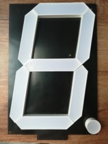 Ark ARK10 inch super bright white with decimal point 12V common yin and yang LED digital tube free assembly