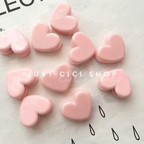 ins wind girl heart pink tender little caring PVC mini loving styling small clip single sale