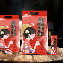 Brown sugar ginger tea Big Aunt Ginger juice black sugar ginger jujube tea small bags ginger mother drink