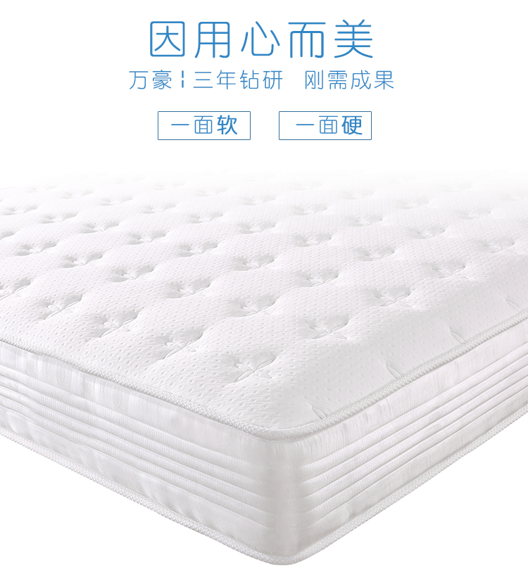 Hippocampus nệm đôi chính hãng Simmons latex chín độc lập mùa xuân 3E xơ dừa nệm 1,5 1,8 m - Nệm nệm 1m2