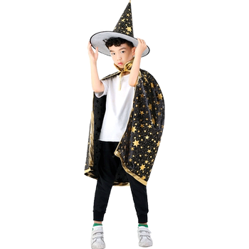 ຊຸດເດັກນ້ອຍ halloween ສໍາລັບເດັກຊາຍແລະເດັກຍິງ, cloaks, cloaks ແມ່ມົດ, ການສະແດງ costume, ການສະແດງຂອງພໍ່ແມ່ເດັກນ້ອຍອະນຸບານ