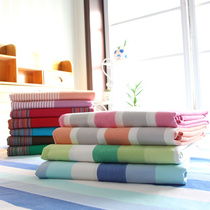  Old rough cloth sheets pure cotton thickened single piece earth cotton quilt Large Kang single double single dormitory 1 5 1 8m bed