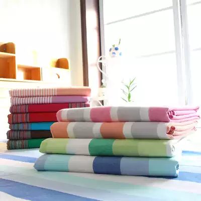 Old rough cloth bed Simple cotton thickened single piece earth cotton quilt Large Kang bed Single double single dormitory 1 5 1 8m bed