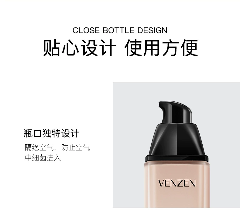 Kem nền lỏng che khuyết điểm Fanzhen dưỡng ẩm kiểm soát dầu lâu dài nữ sinh giá rẻ cushion BB cream dưỡng da CC cream bà bầu - Nền tảng chất lỏng / Stick Foundation