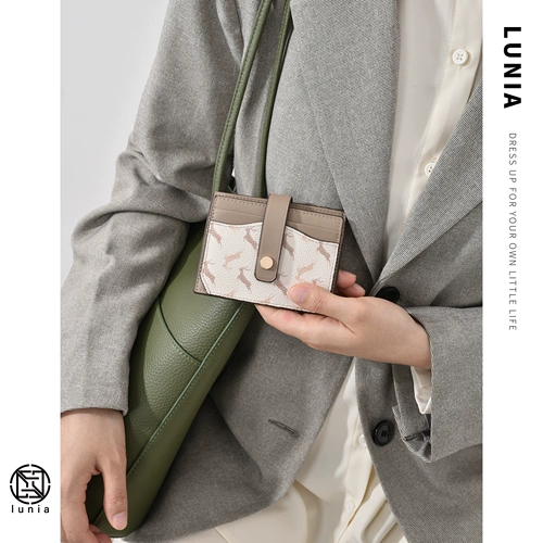 Оригинальный брендовый картхолдер, кожаная ультратонкая сумка через плечо для водительских прав, подарок на день рождения, японские и корейские