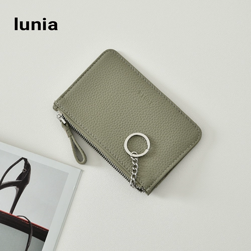 Кожаный кошелек, сумка через плечо для водительских прав, легкий и тонкий картхолдер, ключница, из натуральной кожи