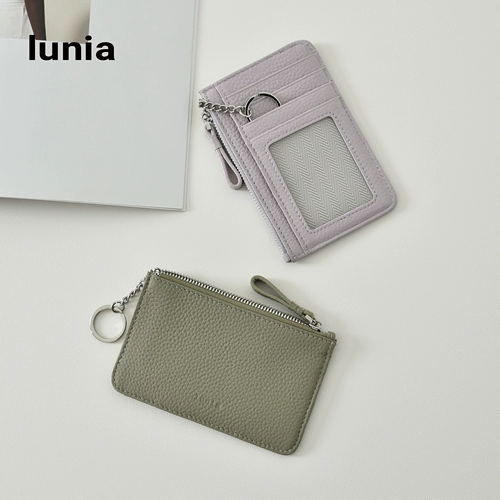 Кожаный кошелек, сумка через плечо для водительских прав, легкий и тонкий картхолдер, ключница, из натуральной кожи