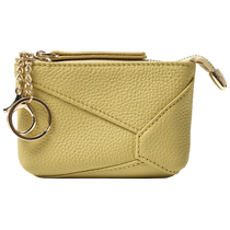 lunia Luña European and American Splicing Head Layer Cow Leather Zero Money Bag Genuine Leather Card Bag Key Lipstick Red Headphone Containing Bag