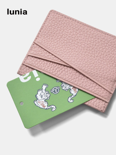 lunia/路尼亚头层牛皮轻薄7卡位小卡包迷你便携小钱包真皮卡夹ins