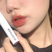 Black rabbit lip glaze mirror water light glass lip glaze female niche brand l04 lip mud lipstick summer peach color lip glaze