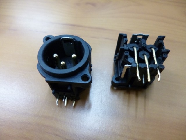 Mixer Plug-in caron seat 3-pin caron seat Cannon male seat Canon male seat Three-pin caron socket