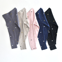 Girls pure cotton elastic outside wearing underpants Spring and autumn money in childrens childrens children clothing baby pants with 100 hitchhiking pants