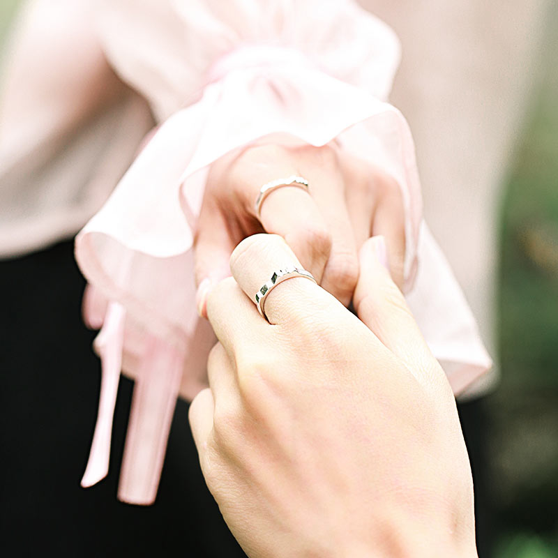 Bague mixte en Argenterie - Ref 3089526 Image 3