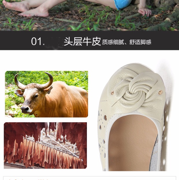 Giày đế bằng mùa hè đế bằng da thoáng khí cho mẹ dép cỡ lớn bitis hunter sandal
