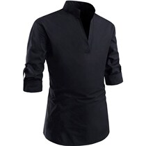 Men shirt Men casual dress dress shirts long sleeves summer t-shirt