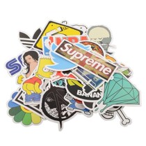 100pcs stickers skateboard snowboard sticker laptop lugga
