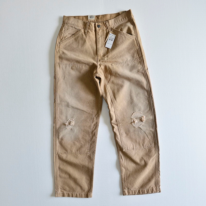 Authentic Levis 568 Loose Straight-Leg Washed Distressed Patched Vintage Men's Casual Pants A7367 0000