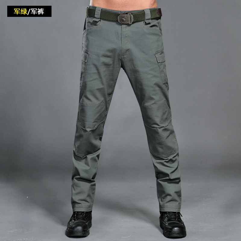 Outdoor executive tactical pants Summer camouflage pants Men's thin loose security pants Summer security overalls