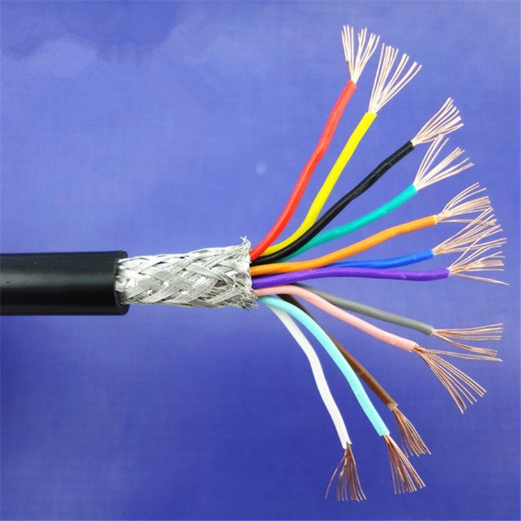 Pure copper gray tinned copper shielding line RVVP12 * 0 12 0 2 0 3 0 5 0 75 1 0 1 5MM