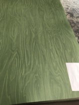 Green wood grain veneer fireproof board melamine board fireproof board veneer green colored birch paint-free interior