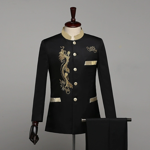 Установка Zhongshan инсталляция мужской хор -сценический певец певец, проводящий одежду, ежегодные собрания