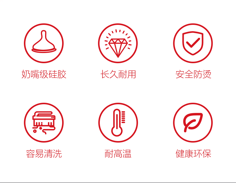 Amercook không dính chảo xẻng khuấy xẻng dài xử lý muỗng khuấy thìa nhiệt độ cao bộ dụng cụ nhà bếp - Phòng bếp kệ gia vị