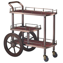 Wine car titanium luxury wine truck European bronze wine cart Royal wine truck three-layer delivery car service car