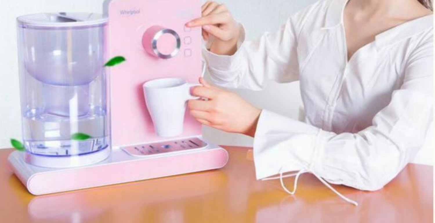 Mỹ Whirlpool máy nước nóng ngay lập tức máy tính để bàn tốc độ nhỏ nóng bộ lọc nhỏ văn phòng máy tính để bàn - Nước quả máy lọc nước mitsubishi cleansui eu101