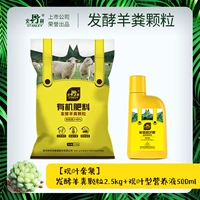 [Пакет зеленых растений] Ферментные частицы навоза навоза 2,5 кг+лист -просмотр питательных растворов 500 мл