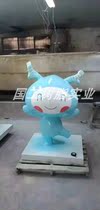 FRP sculpture Custom square park beauty Chen sculpture custom store cartoon large ornaments to customize