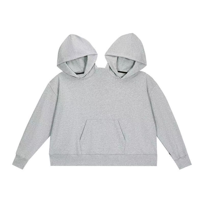 2024 New Double-Headed One-Piece Sweatshirt, Thin Intimate Couple Sweatshirt, Kangaroo Couple Air-Conditioning Suit, One-Piece Clothing