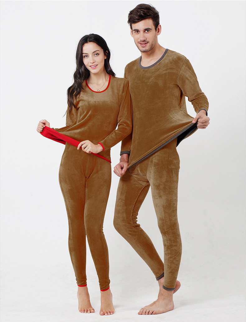 Sous-vêtement chaud jeunesse simple en coton - Ref 768430 Image 35