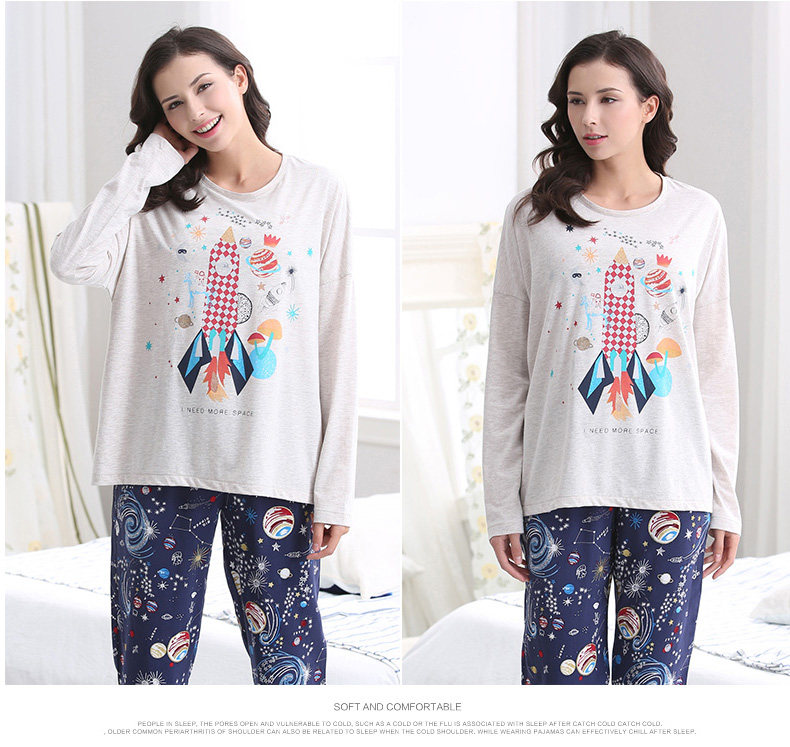 Pyjama mixte en Coton à manches longues - Ref 3005014 Image 18