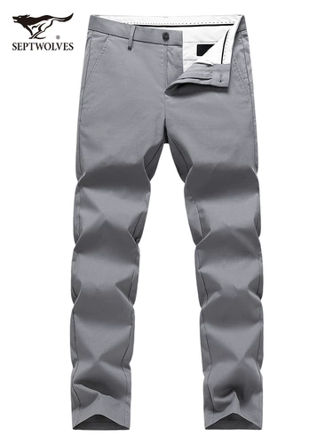 Septwolves, мужские весенние эластичные штаны, тренд сезона