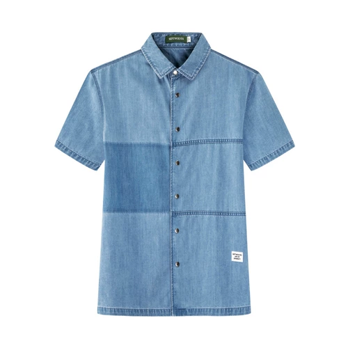 Septwolves, джинсовая юбка, рубашка, мужской летний комплект, сезон 2021