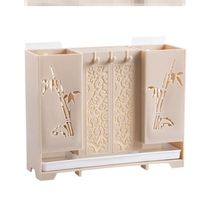 Chopstick Basket Wall-mounted Wall Sticker Home Wall-mounted Chopstick Containing Box Knife Holder Chopstick Cage Kitchen Spoon Chopstick Case