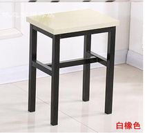 Metal Outdoor Classroom Portable Minima Plastic Stool Square Bench Wood Grain Small Dining Bench Short Bench Single Round Stool Dorm Room