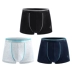 Red bean quần lót nam modal eo nam màu sắc U thời trang lồi thanh niên in quần lót boxer sản phẩm mới đóng hộp quần xì áo vú Võ sĩ quyền Anh