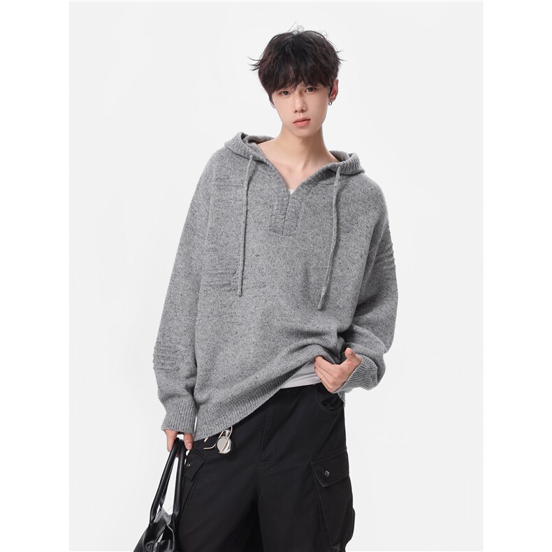 25秋冬连帽满天星新款毛衣男百搭舒适打底针织衫705-1-Y807-P72，男装T恤，星座705-1
